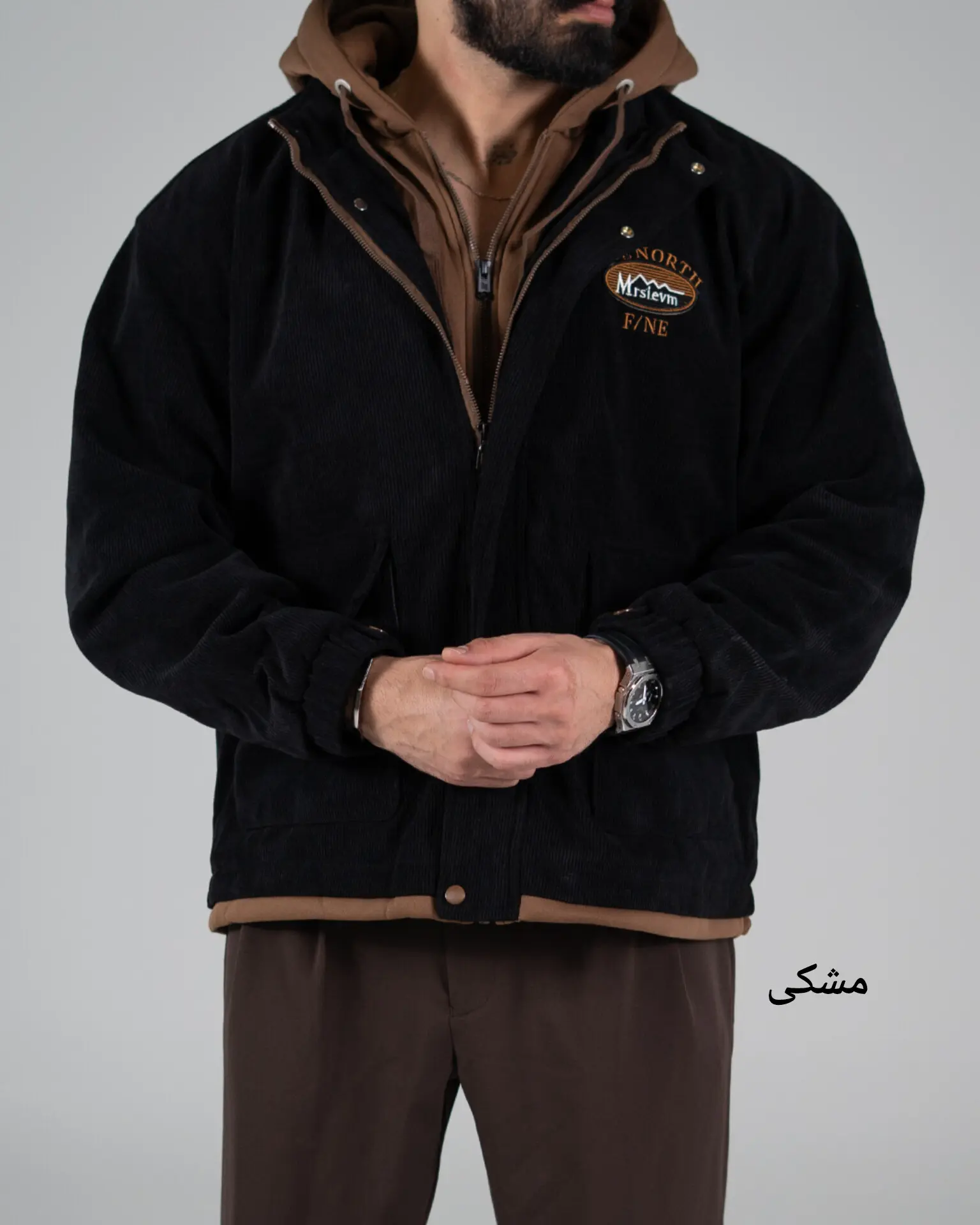 کاپشن مخمل کبریتی-کد5504